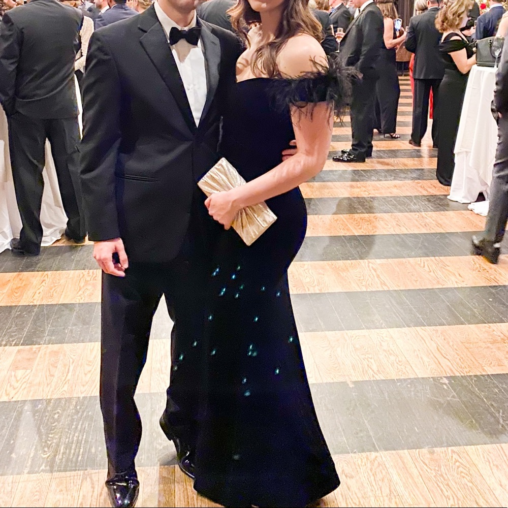 Black Velvet Gown